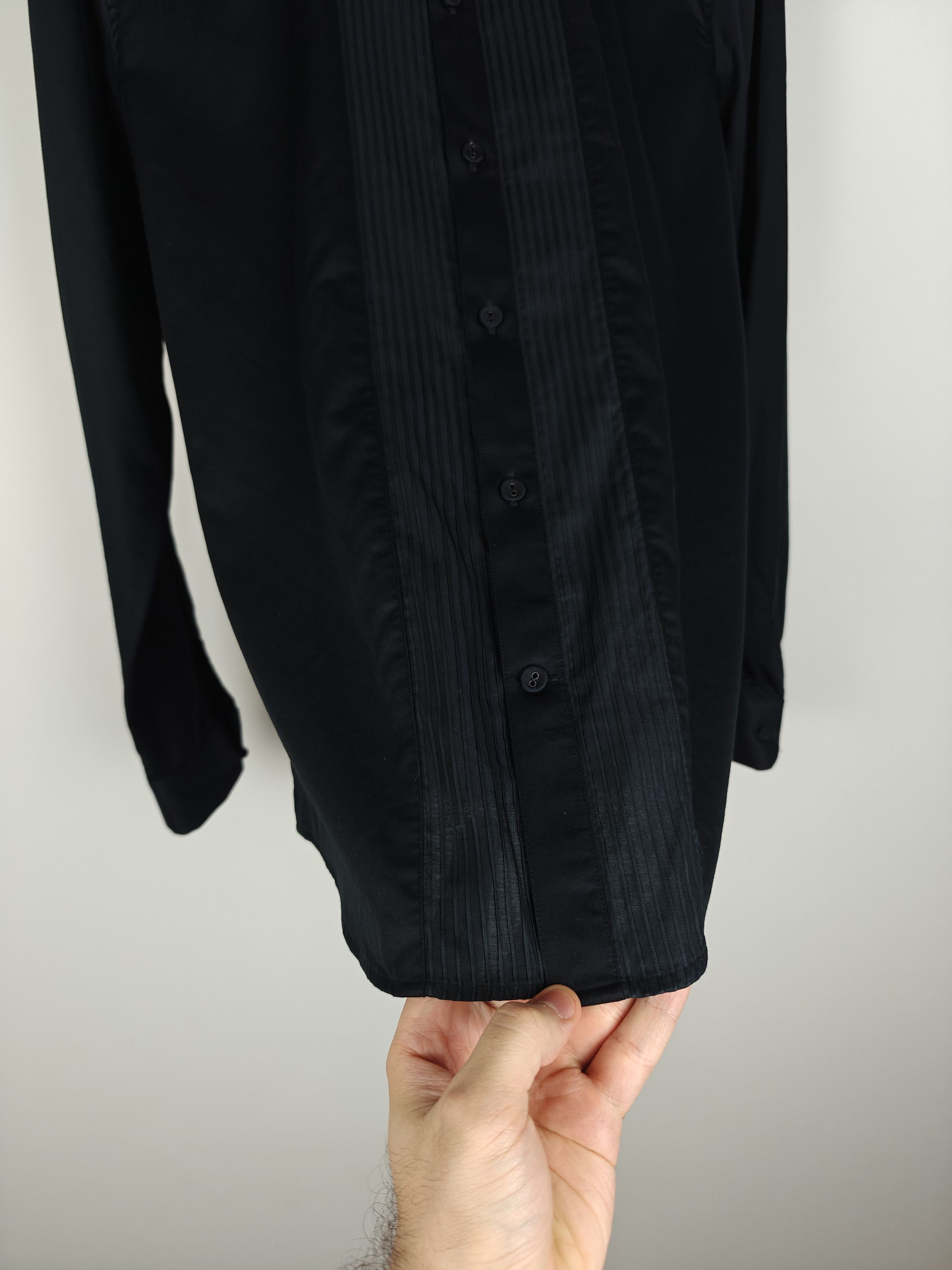 Reiss Reiss Black Shirt Longsleebe Slim Fit Black size L Size US L / EU 52-54 / 3 - 7 Thumbnail