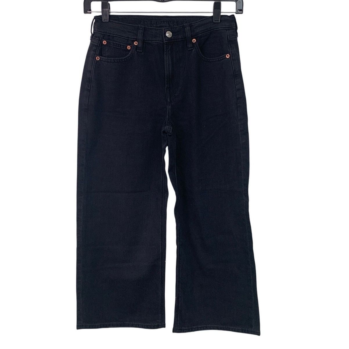 American Eagle Outfitters New American Eagle Womens Size 4 Cotton Blend Wide Leg Jeans Size 27" / US 4 / IT 40 - 1 Thumbnail