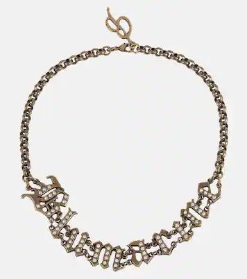 Blumarine Blumarine Logo embellished choker necklace Size ONE SIZE - 1 Thumbnail