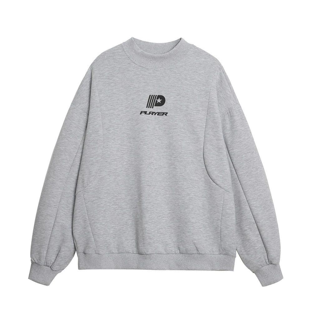 Vintage Men's washed retro letter all-match loose casual sweatshirt Size US M / EU 48-50 / 2 - 1 Thumbnail