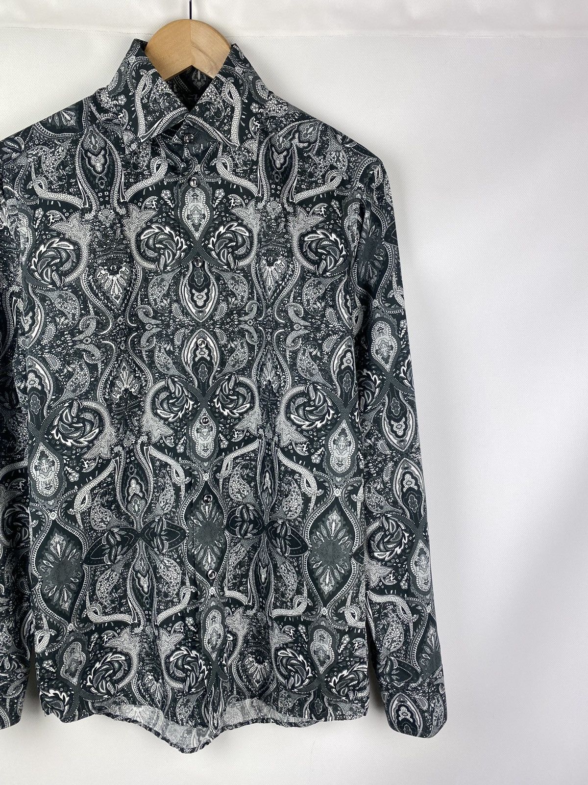 Eton Eton paisley patterned long sleeve button up shirt Slim Size US M / EU 48-50 / 2 - 3 Thumbnail