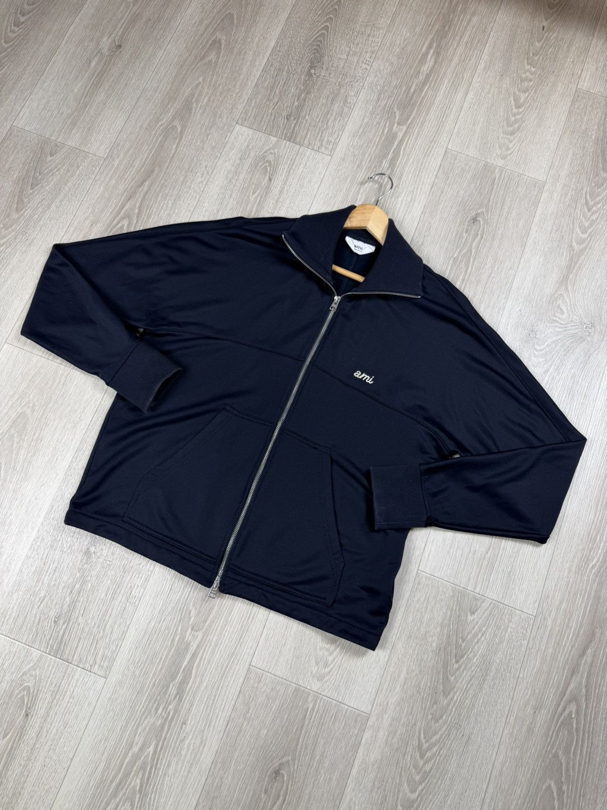AMI AMI Paris Zip Track Top Sweatshirt Size L Size US L / EU 52-54 / 3 - 3 Thumbnail