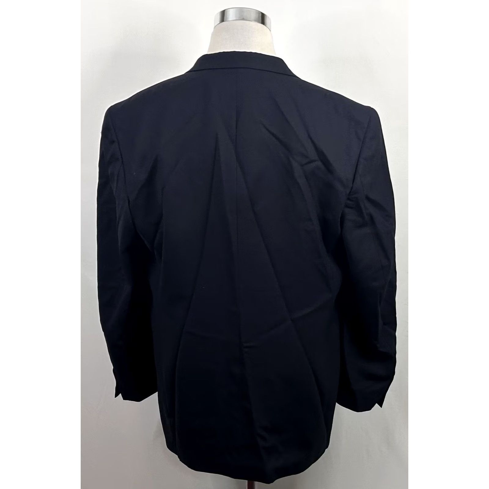 Alfani Alfani Sport Coat 44R Wool Black Three-Button Fully Lined Jacket/Vest Notch Lapel Mens Regular Size US XS / EU 42 / 0 - 6 Thumbnail