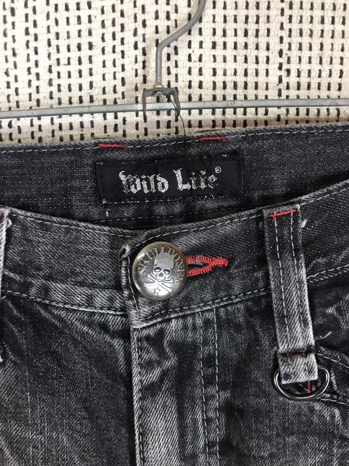 If Six Was Nine × Japanese Brand × Seditionaries ‼️FLARED WILD LIFE SKULL BONES DENIM BOOTCUT‼️ Size US 31 - 6 Thumbnail