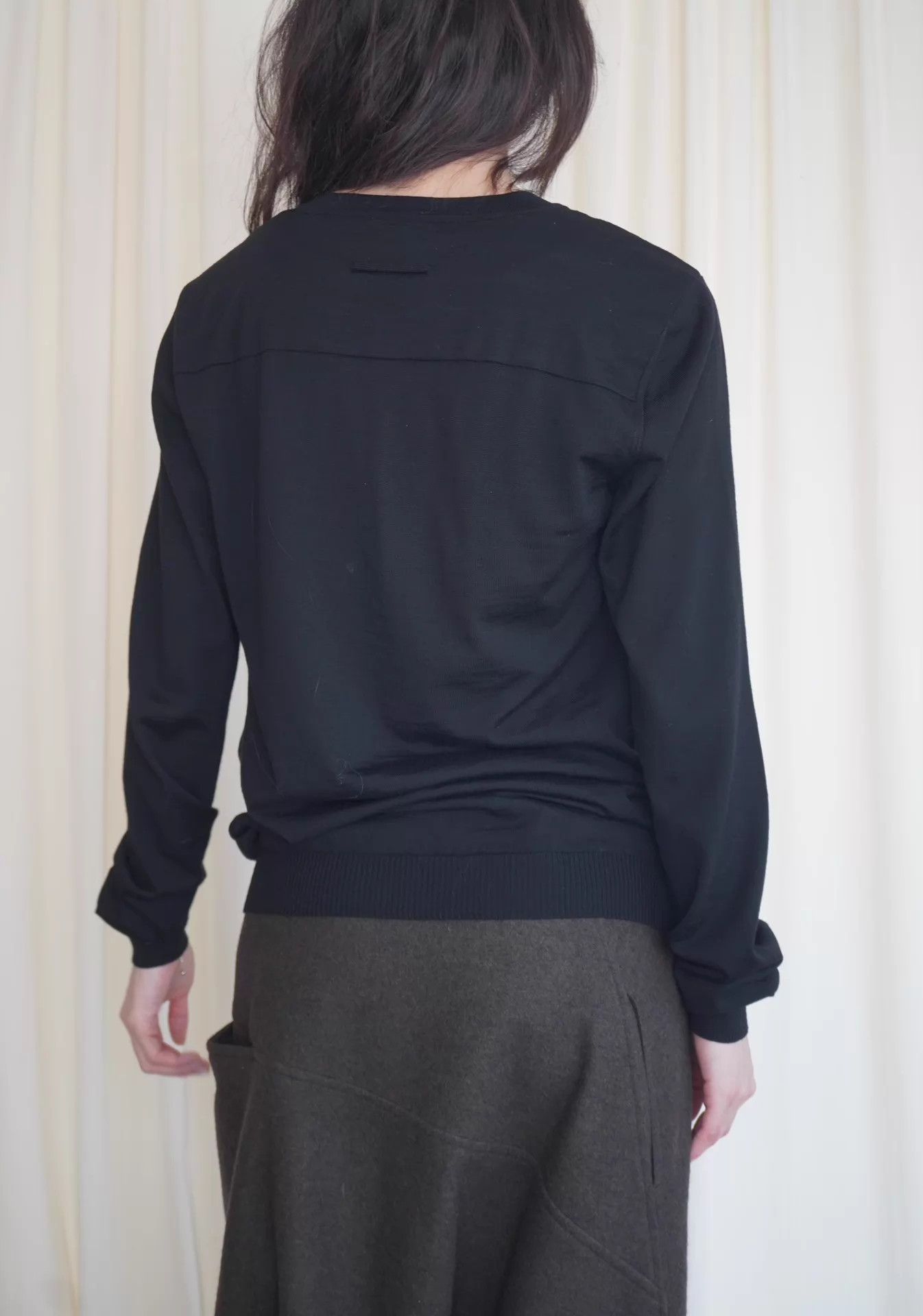 Jean Paul Gaultier JPG 1990s Rare Nautical Wool Layered V-Neck Top S Size S / US 4 / IT 40 - 9 Thumbnail