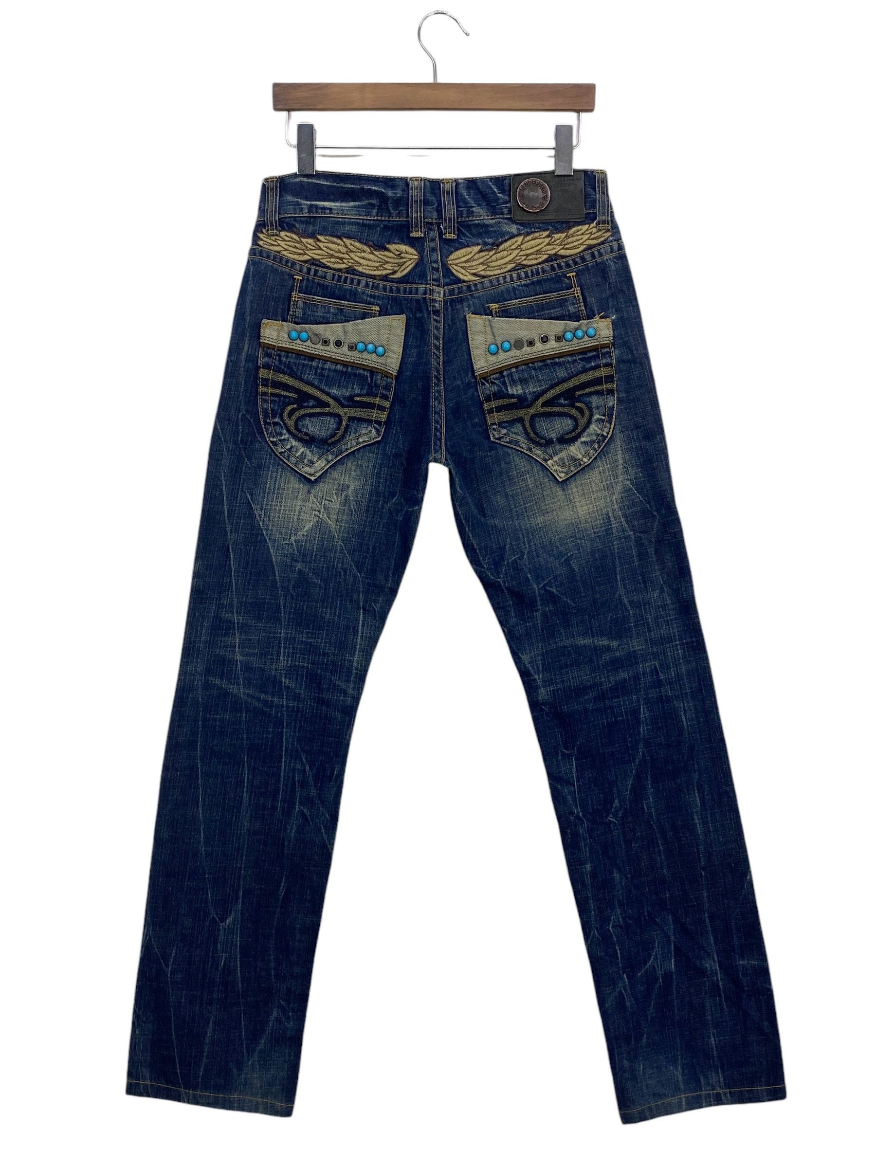 Japanese Brand × Rockstar Games Red Pepper Jeans Slim Jeans Embroided Jeans Size 30" / US 8 / IT 44 - 1 Thumbnail