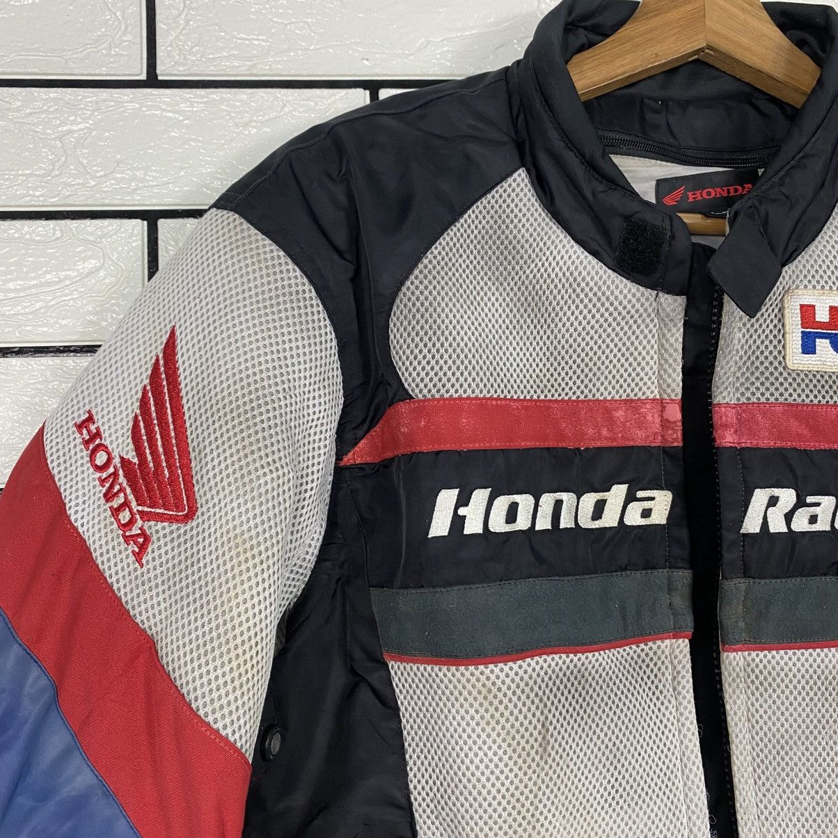 Honda 📌Vintage Biker Jacket Racing Honda Full Patches Big Logo Size US L / EU 52-54 / 3 - 18 Thumbnail