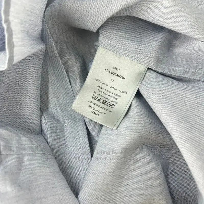 Other Dior Summer White Cotton Short Sleeve Shirt . Size US S / EU 44-46 / 1 - 7 Thumbnail