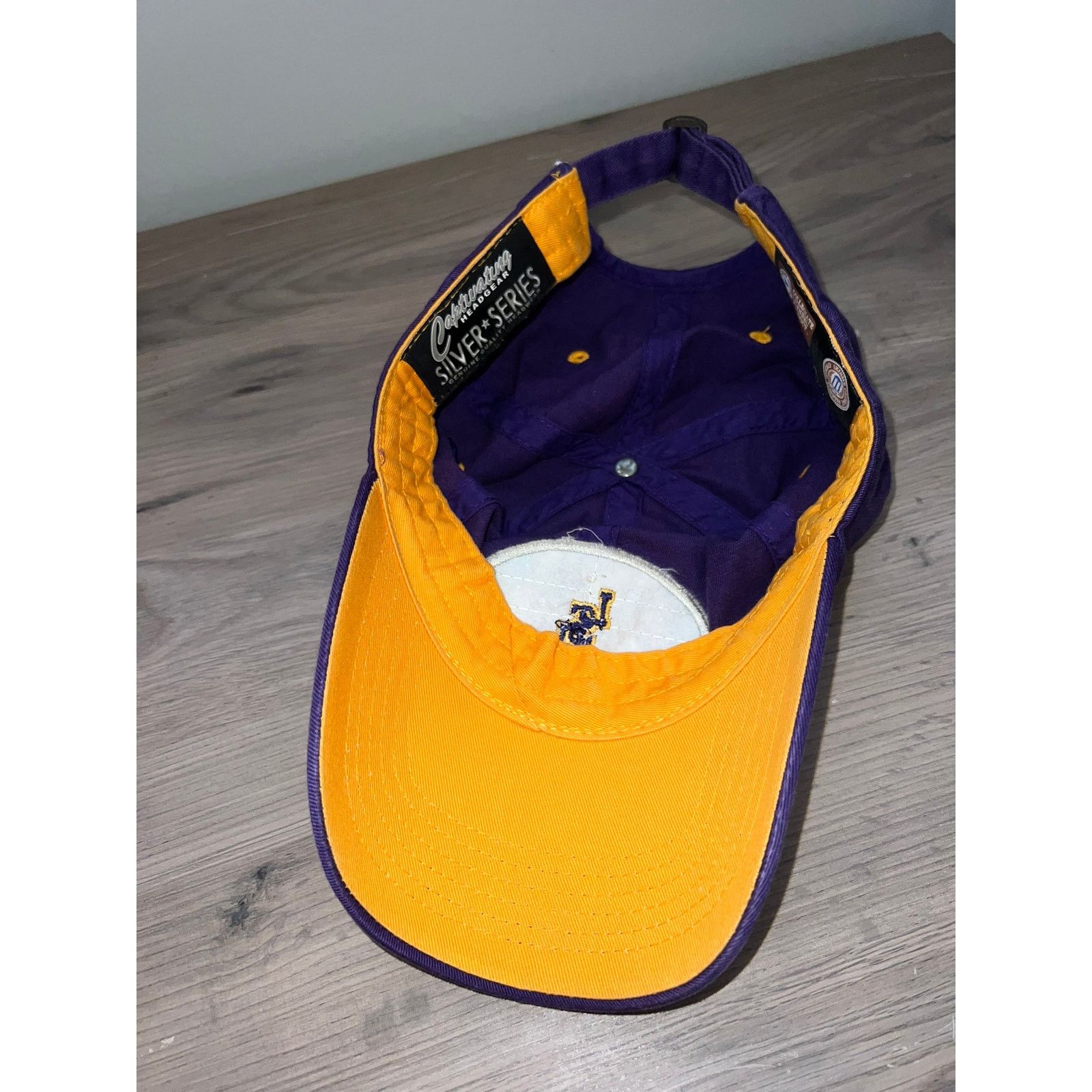 NCAA NCAA LSU Hat Silver Series Fighting Tigers Cap Headwear OS Size ONE SIZE - 6 Thumbnail