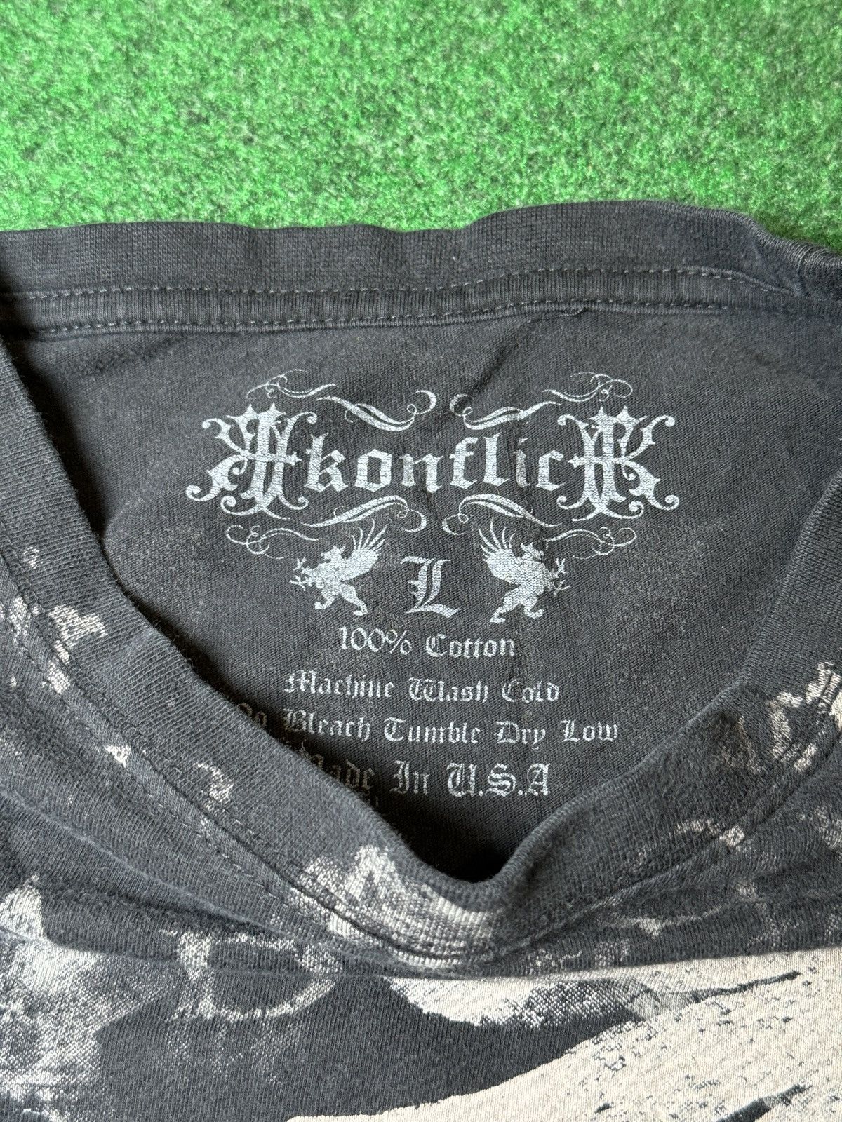 Affliction Y2K Konflic Affliction Style Mma Elite Gothic T Shirt Size US M / EU 48-50 / 2 - 3 Thumbnail