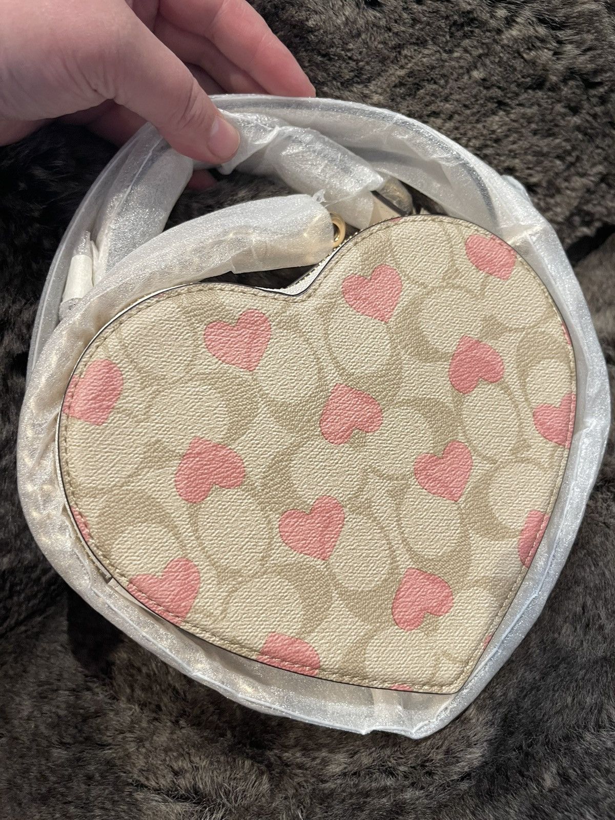 Coach coach Heart Crossbody In Signature Size ONE SIZE - 8 Thumbnail