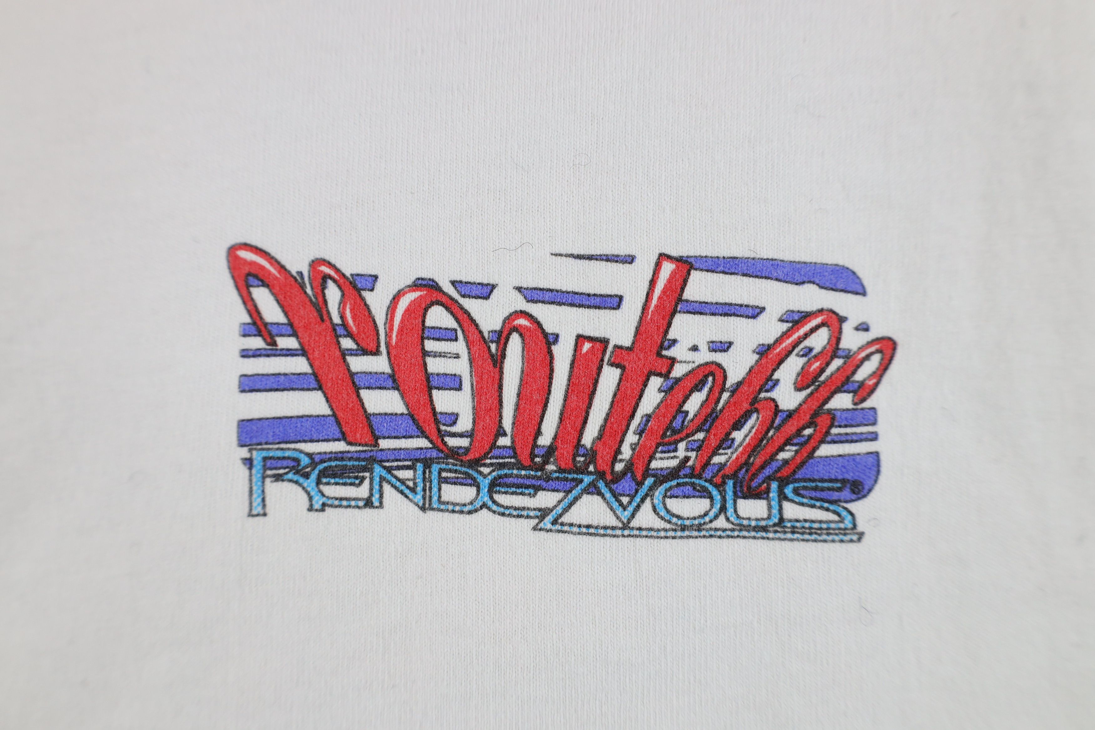 Vintage Vintage 90s Route 66 Rendezvous Muscle Car Racing T-Shirt Size US M / EU 48-50 / 2 - 4 Thumbnail
