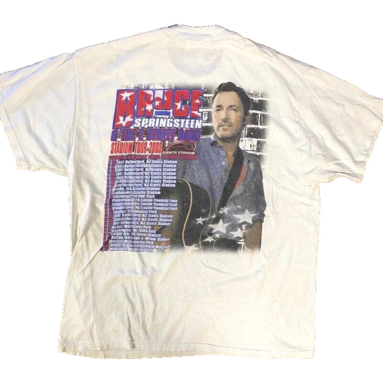 Other Bruce Springsteen E Street Band 2003 Stadium Tour Tee XL Size US XL / EU 56 / 4 - 6 Thumbnail