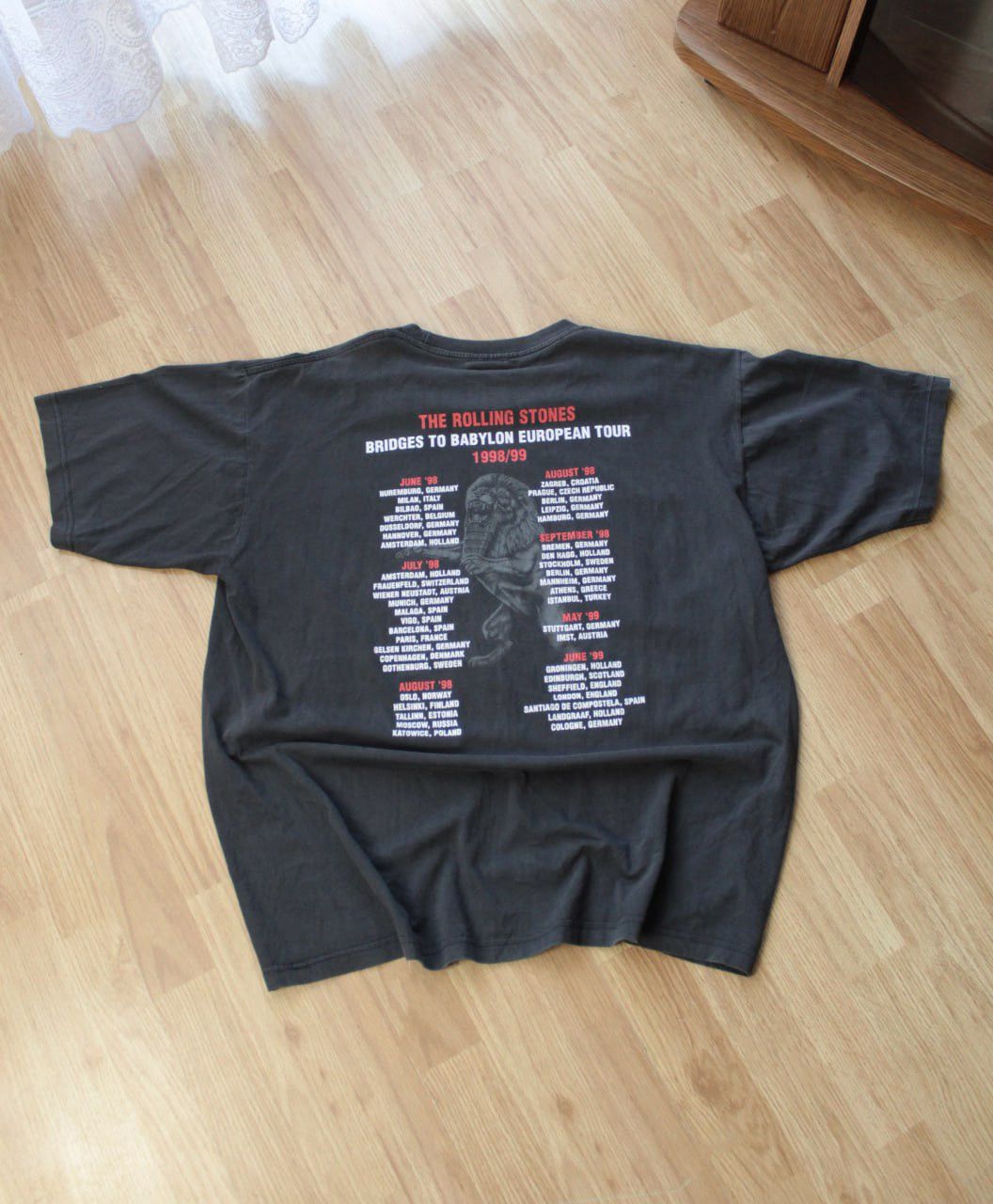 Band Tees 🔥 1998/99 Bridges To Babylon The Rolling Stones Tour T Shirt Size US L / EU 52-54 / 3 - 3 Thumbnail
