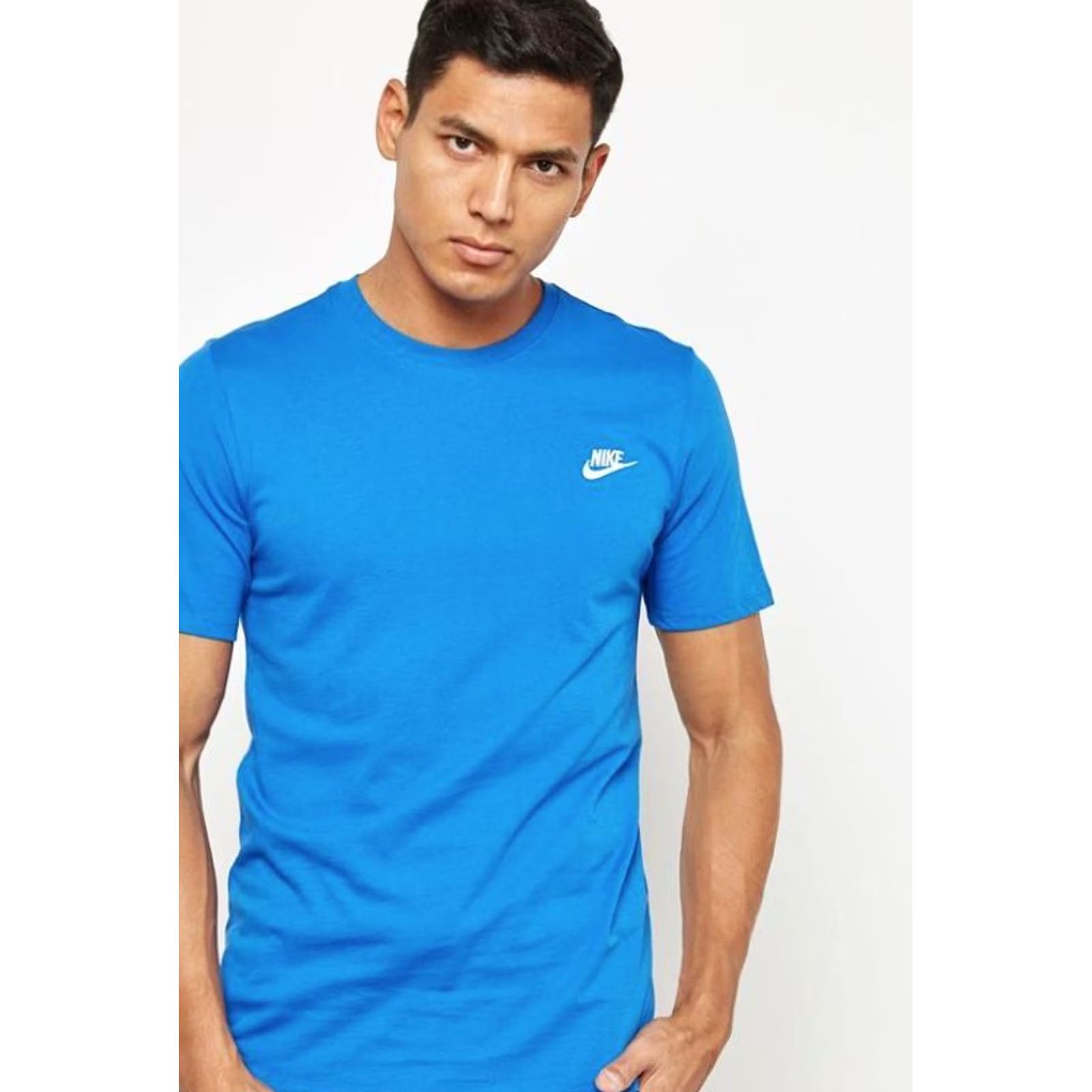 Nike Nike Club Embrd Original Men Casual Shirt T-Shirt Tee Jersey M 827021-463 Blue Nike Tee Mens Regular Short Sleeve Cotton 2018 Size US M / EU 48-50 / 2 - 8 Thumbnail