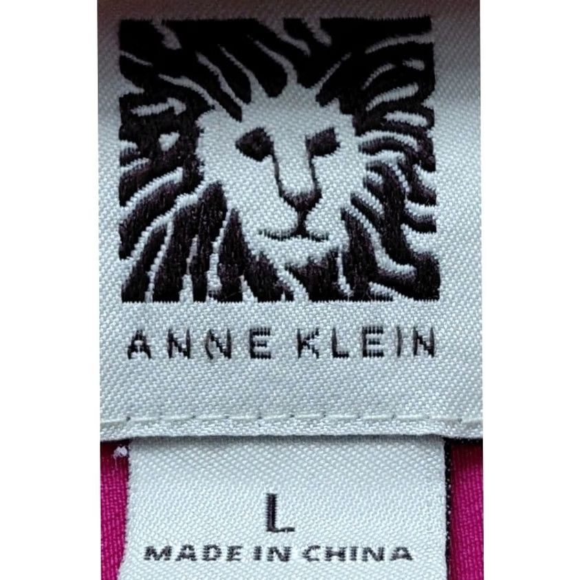 Anne Klein Anne Klein Pink Sleeveless Top Women L V-Neck Button Casual Business Shirt Tailored Pattern Solid Size L / US 10 / IT 46 - 5 Thumbnail