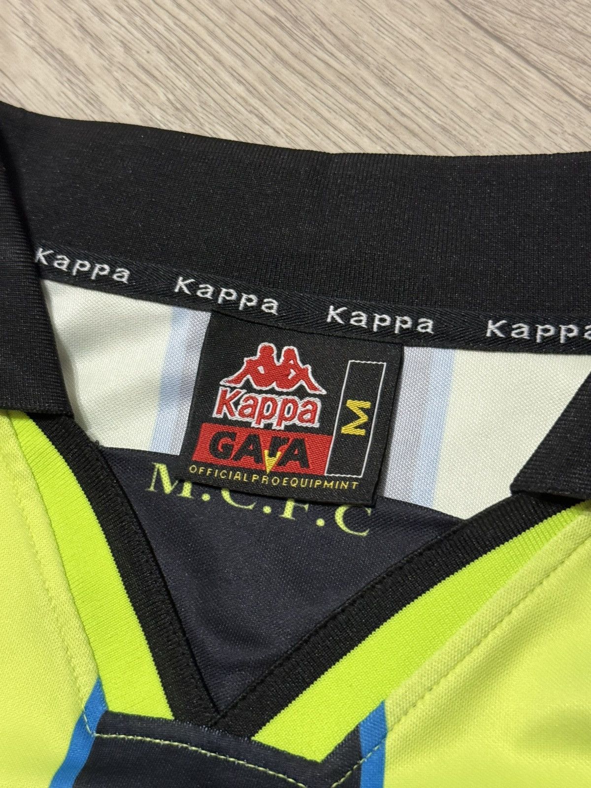 Kappa 🔷Retro Kappa Manchester City 1998/99 Soccer jersey🔷 Size US M / EU 48-50 / 2 - 5 Thumbnail