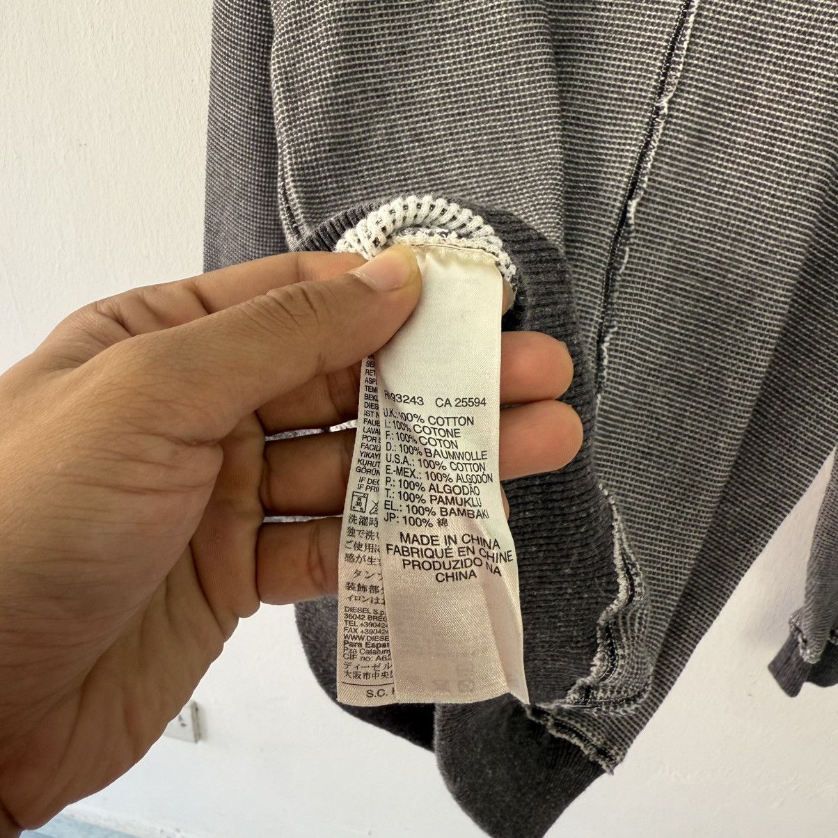 Diesel Diesel Industry Waffle Shirt. Size US S / EU 44-46 / 1 - 9 Thumbnail