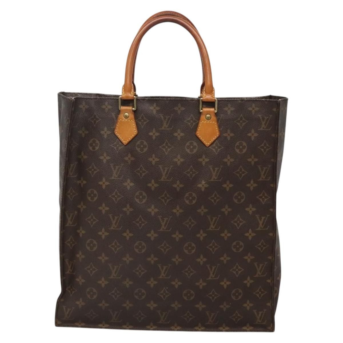Louis Vuitton LOUIS VUITTON Monogram Sac Plat Hand Bag M51140 Size ONE SIZE - 13 Thumbnail