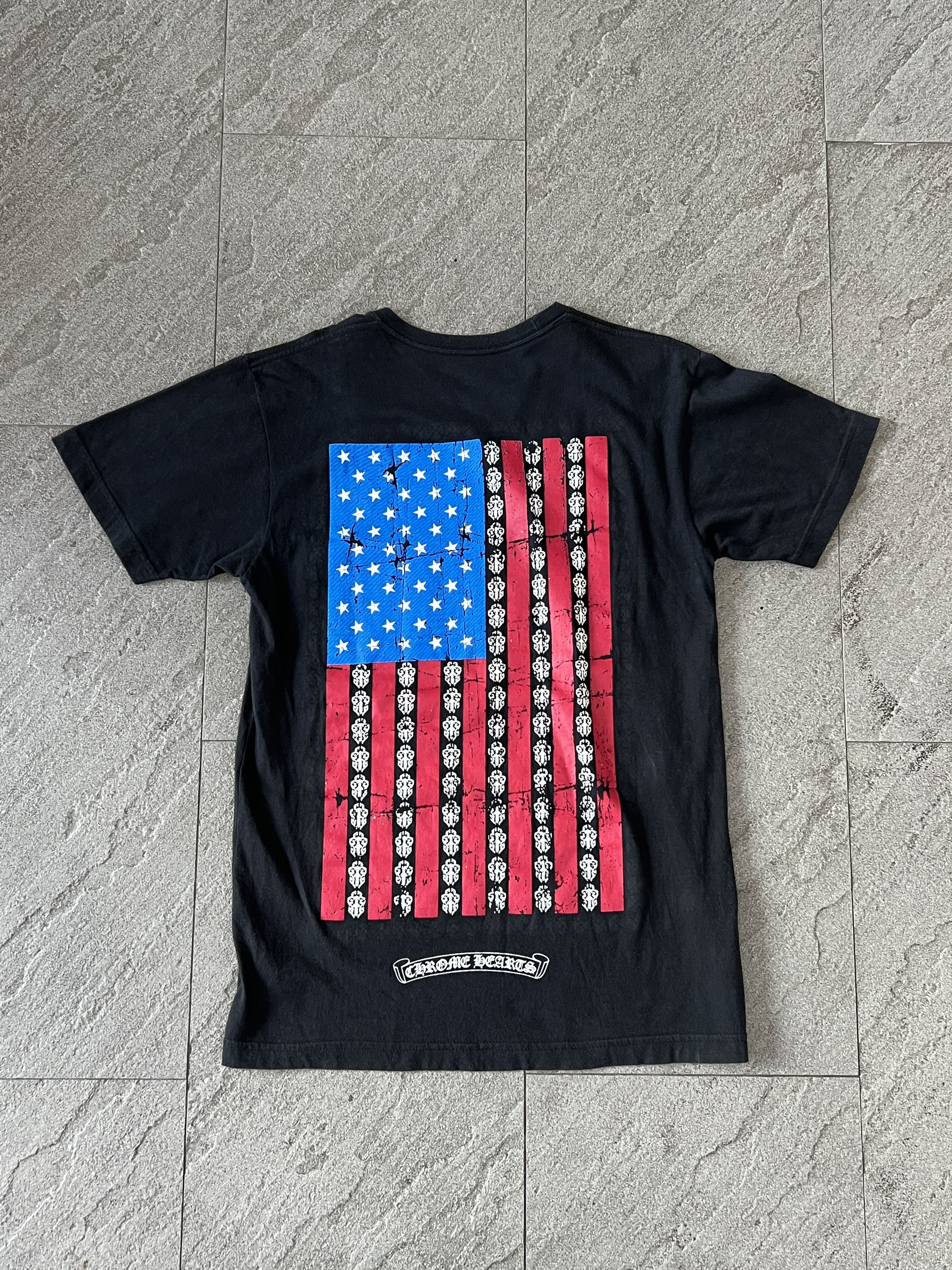 Chrome Hearts CH RS3 Triple Cross Logo Tee in Black | Grailed