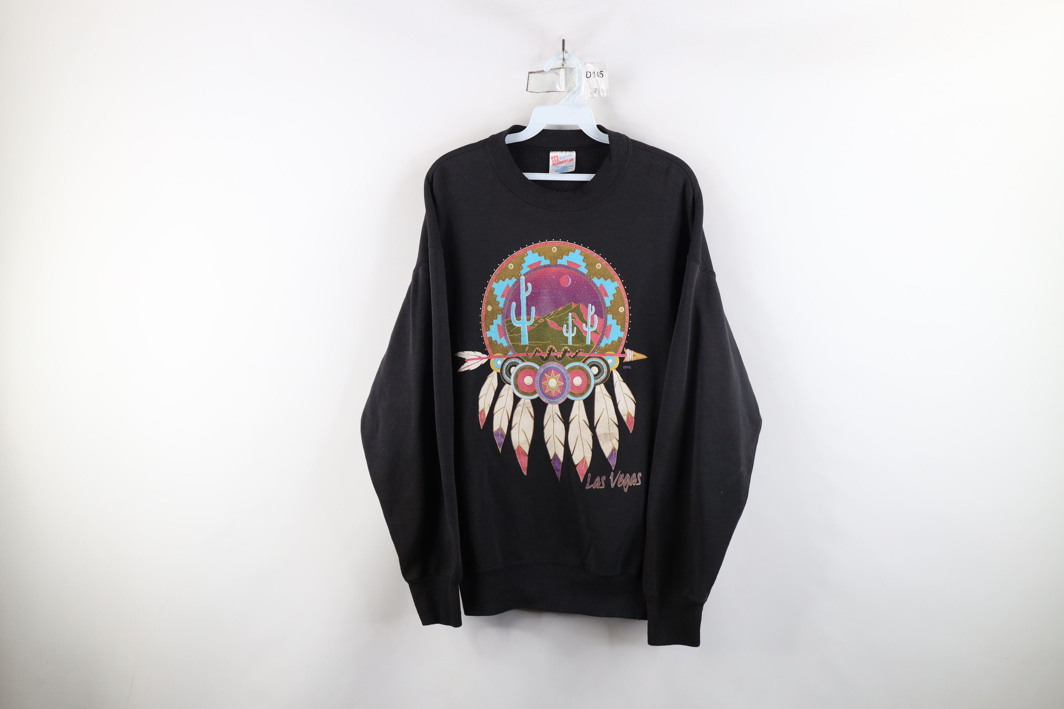 Vintage Vintage 90s Streetwear Vegas Southwestern Desert Sweatshirt Size L / US 10 / IT 46 - 1 Thumbnail