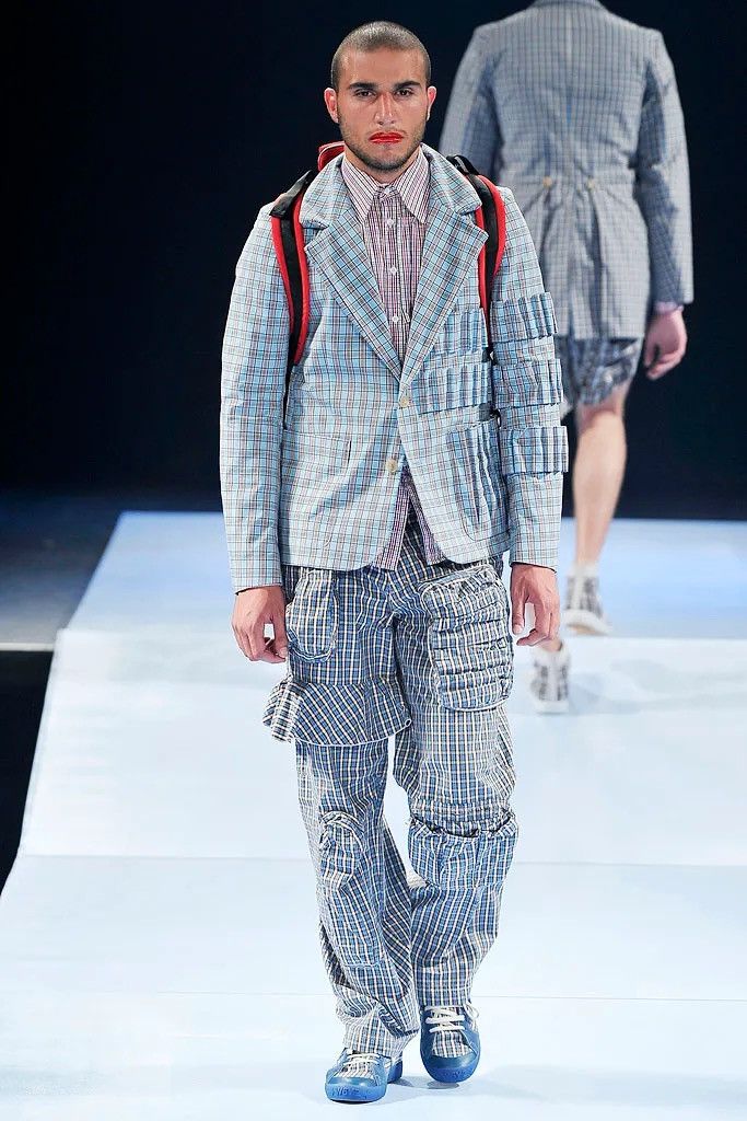 Walter Van Beirendonck Walter Van Beirendonck SS11 Stripes Shirt With Ruffles Size US M / EU 48-50 / 2 - 12 Thumbnail