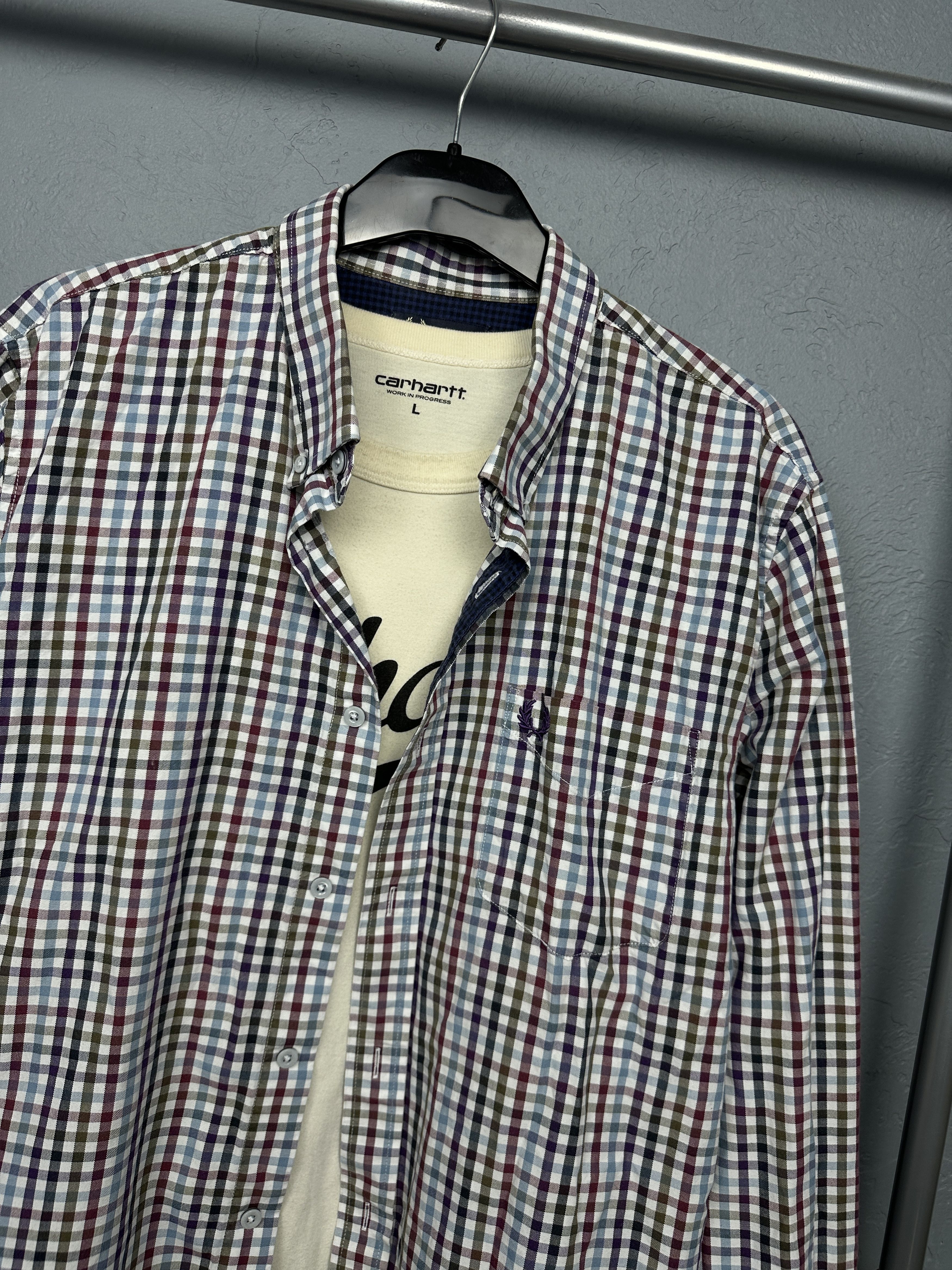 Fred Perry Fred Perry Mens Long Sleeve Shirt Size US XL / EU 56 / 4 - 2 Thumbnail