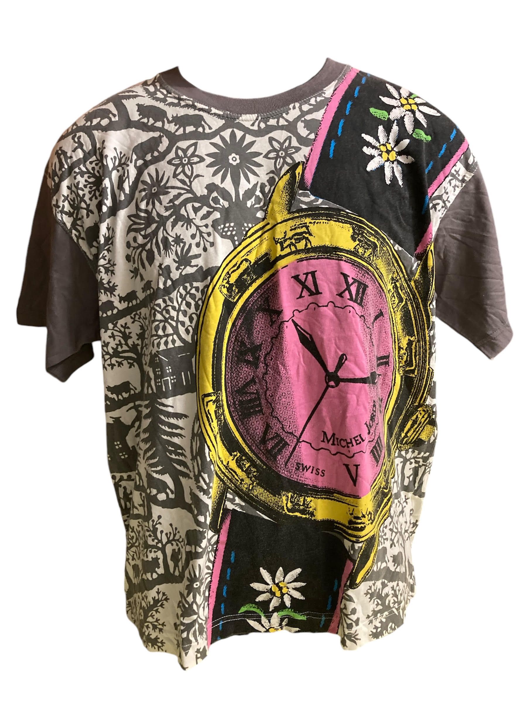 Vintage Vintage 1990’s Michel Jordi Art T Shirt Full Print Size US M / EU 48-50 / 2 - 1 Thumbnail