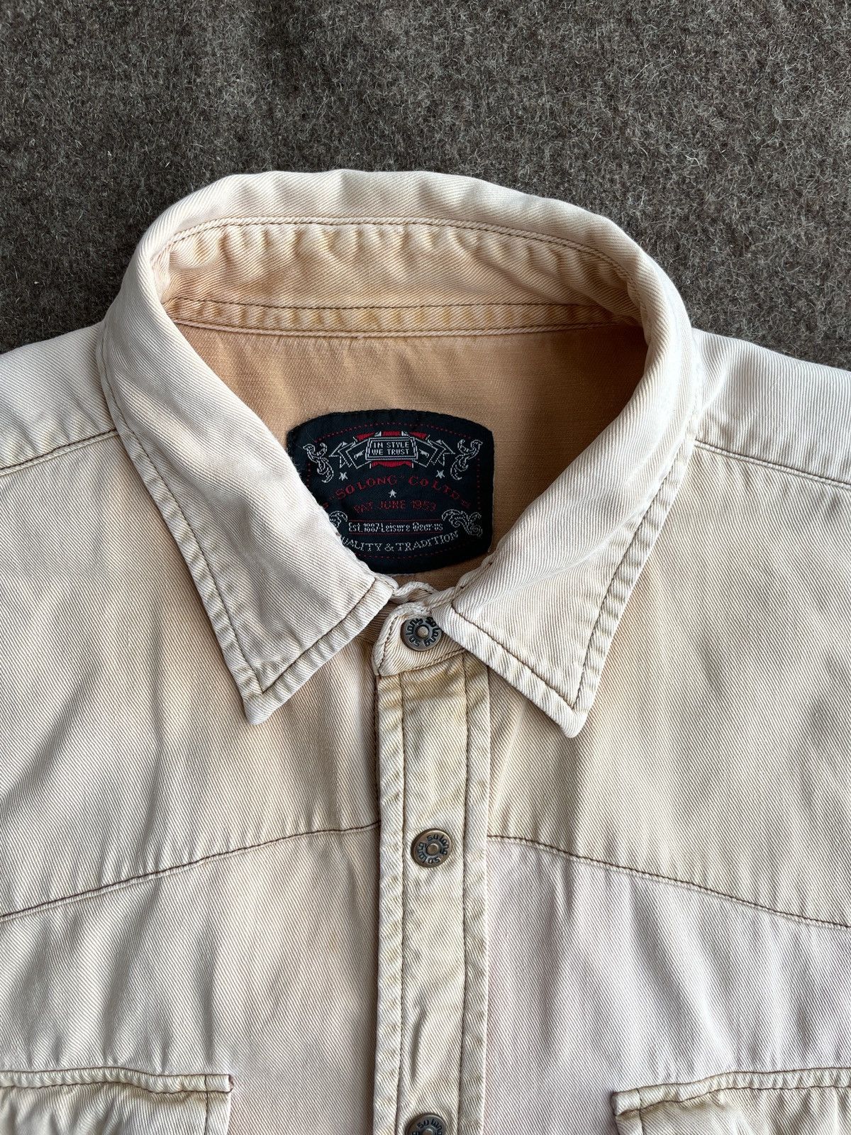 Vintage So Long Limited Sun Faded Shirt Size US M / EU 48-50 / 2 - 5 Thumbnail