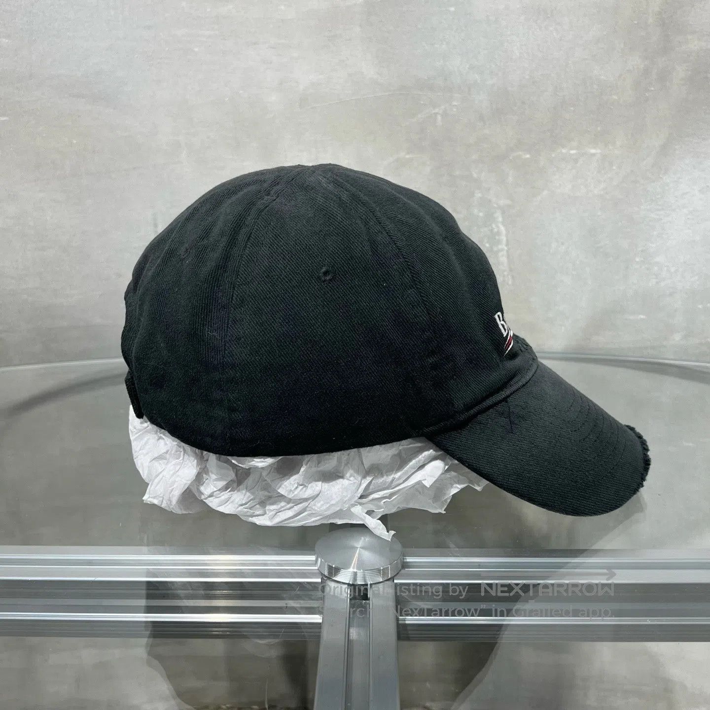 Balenciaga Balenciaga sizeM New Embroidered Coke Damages Baseball Cap Size ONE SIZE - 4 Thumbnail