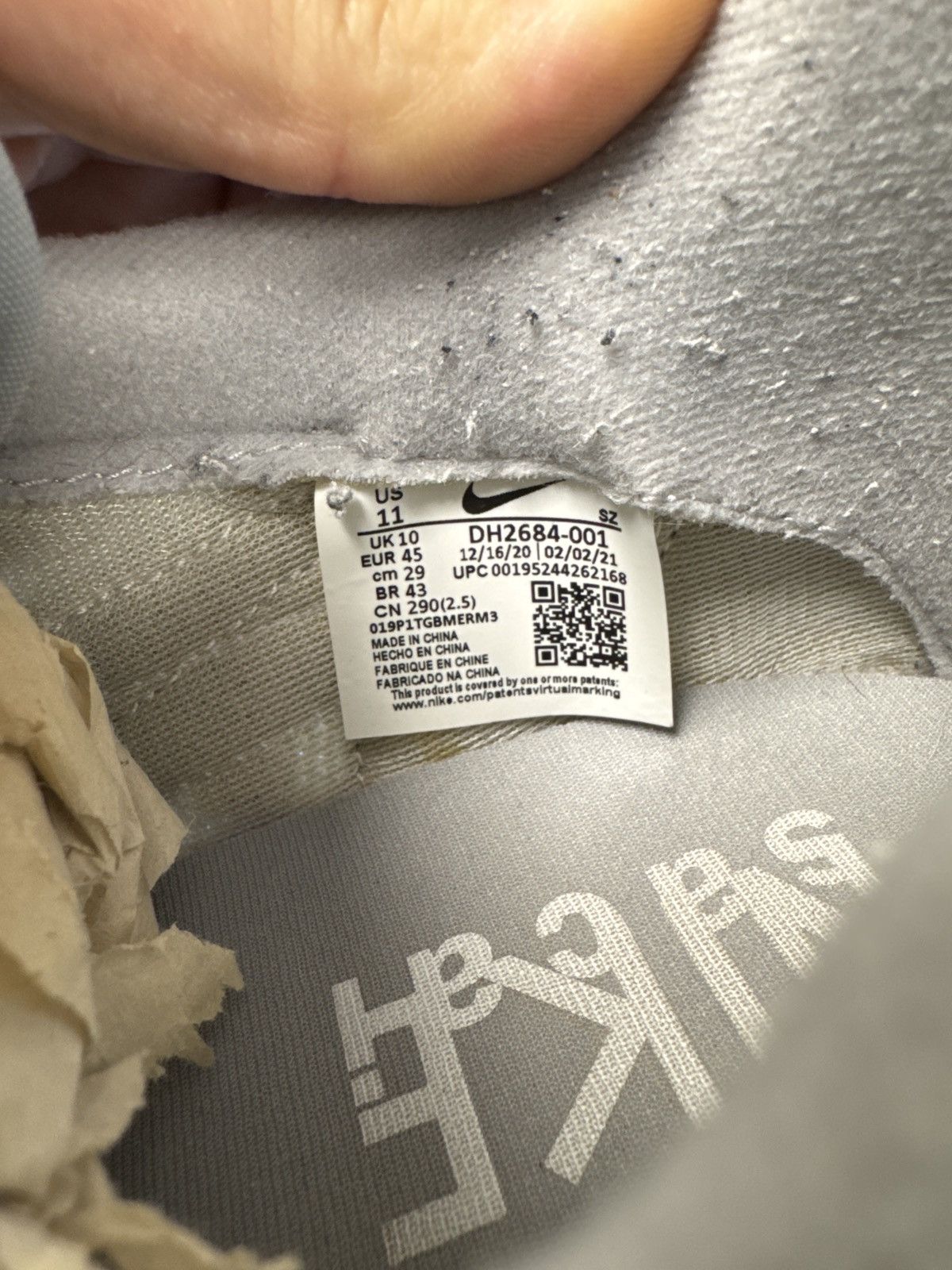 Nike NIKE LD WAFFLE SACAI FRAGMENT GREY Size US 11 / EU 44 - 8 Thumbnail