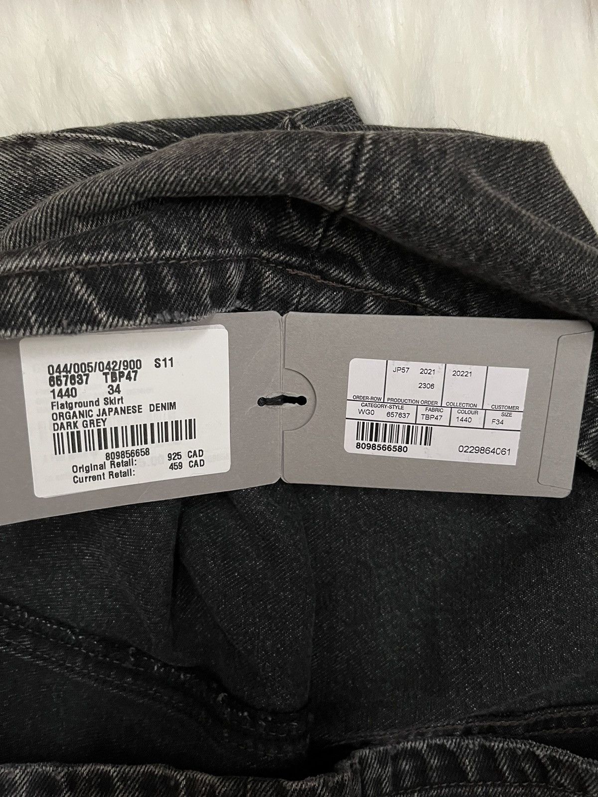 Balenciaga Balenciaga Flatground A-Line Denim Skirt Size 24" / US 00 / IT 34 - 3 Thumbnail