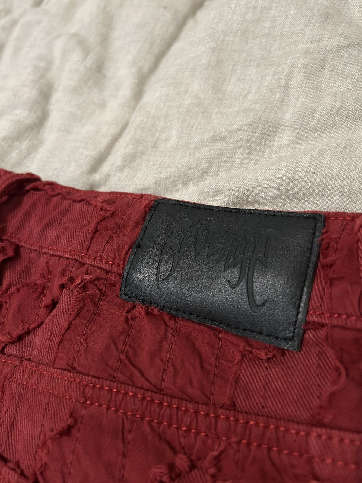 Revenge Revenge Flame Distressed Boro Denim Size US 32 / EU 48 - 3 Thumbnail