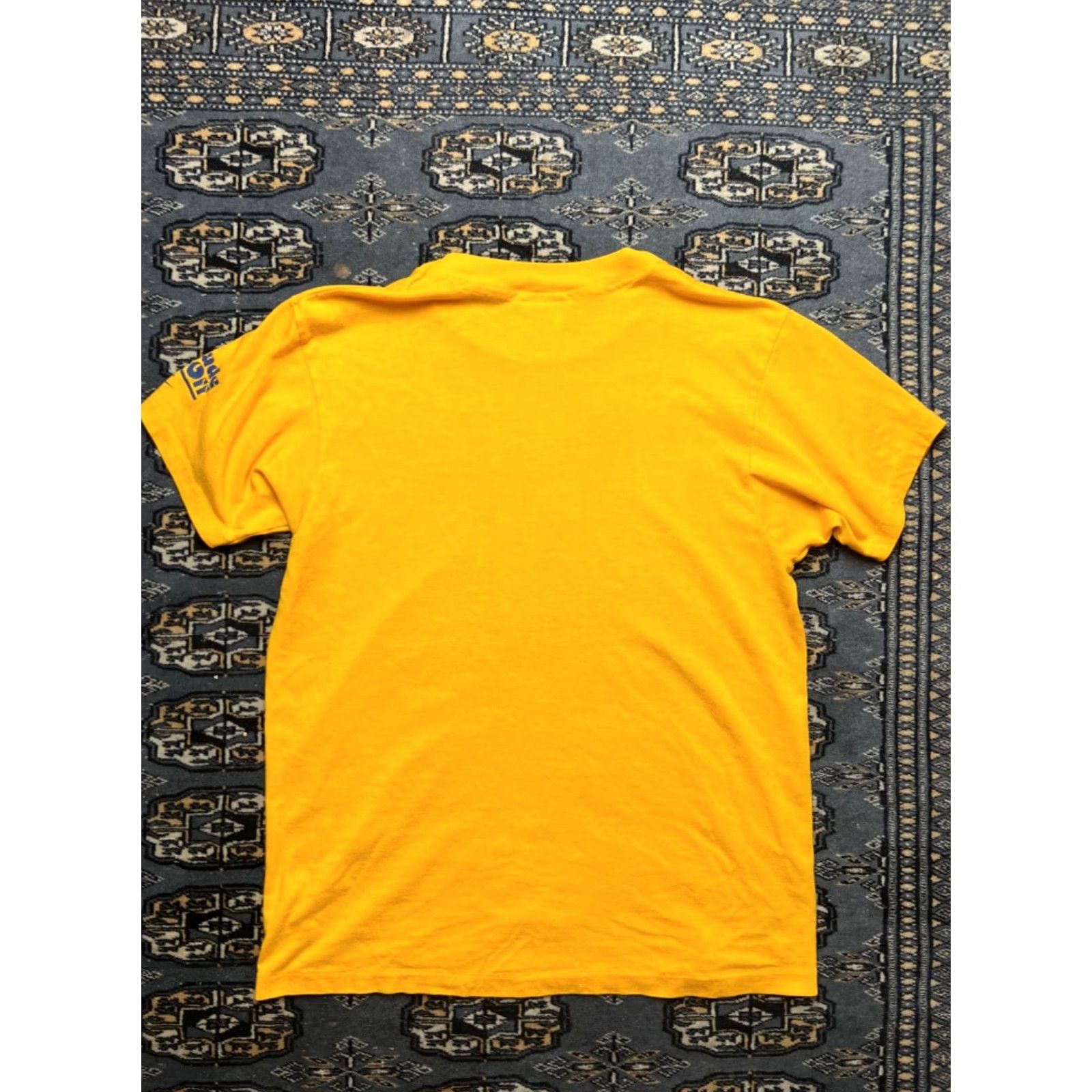 Nike VINTAGE Nike Cascade Runoff Geisha Hanes Fifty Fifty Graphic Shirt Unisex M USA Made 1980s Yellow Graphic Tee Size US M / EU 48-50 / 2 - 5 Thumbnail
