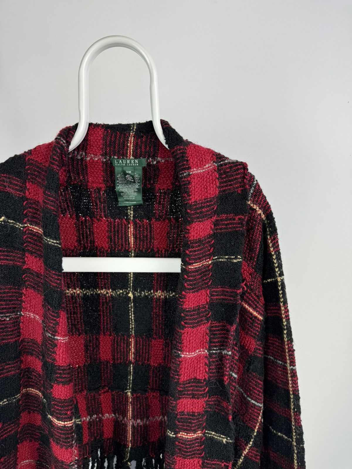 Vintage Vintage Lauren Ralph Lauren Long Poncho Cardigan Size M / US 6-8 / IT 42-44 - 2 Thumbnail