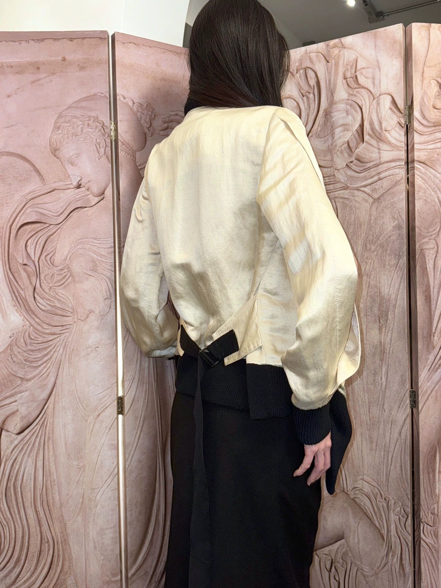Ann Demeulemeester Ann Demeulemeester Vtg Irregular Cutout Sleeve Jacket 36 Size XS / US 0-2 / IT 36-38 - 9 Thumbnail