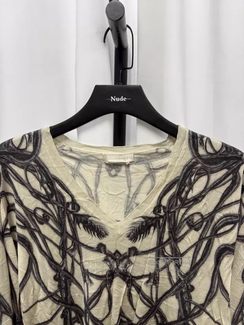 Alexander McQueen ALEXANDER MCQUEEN Thistle Pleated Bramble Knit Sweater Size US L / EU 52-54 / 3 - 3 Thumbnail