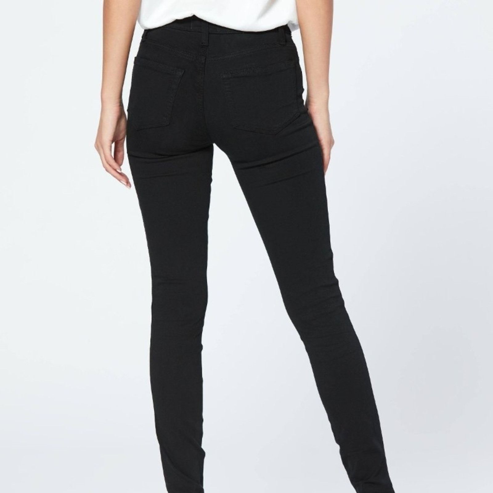 Anthropologie Anthropologie PAIGE Black Hexton High Jacket Size 25" / US 0 / IT 36 - 13 Thumbnail