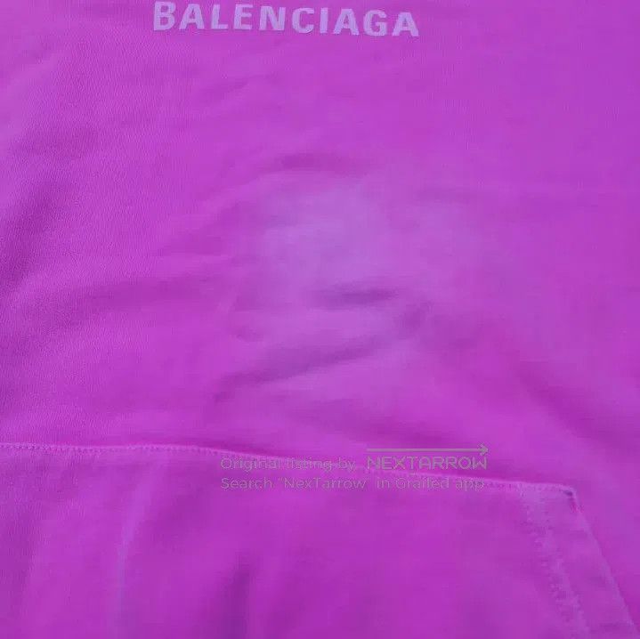 Balenciaga Balenciaga Pink Logo Hoodie for Casual Wear. Size US XS / EU 42 / 0 - 2 Thumbnail