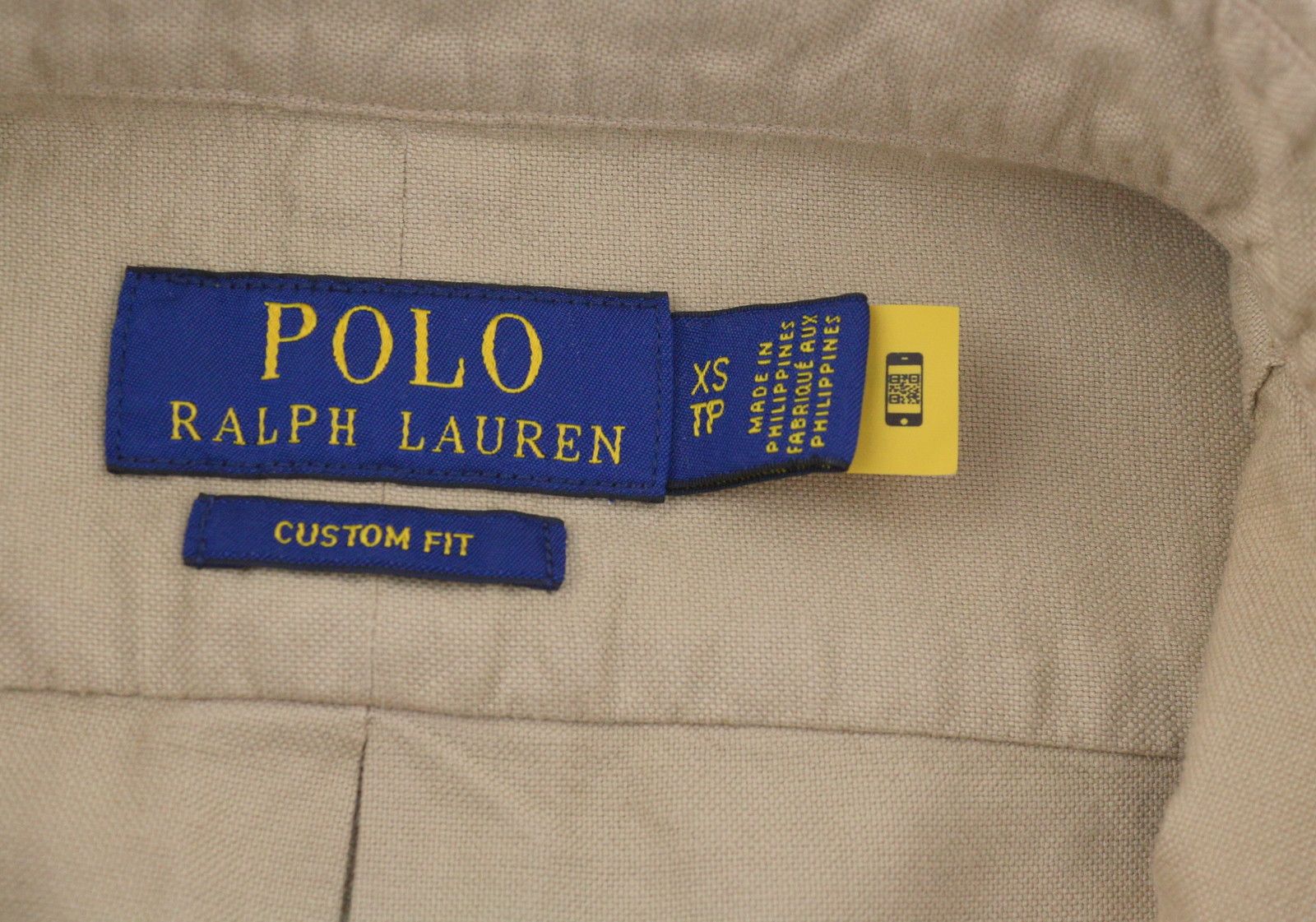 Ralph Lauren CORE REPLEN XS Brown Button-Down Neck Custom Fit 87027 Size US XS / EU 42 / 0 - 6 Thumbnail