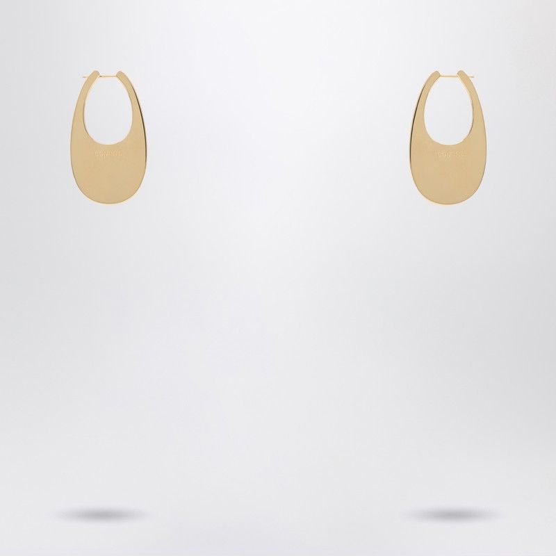 Coperni Large Golden Swipe Earrings