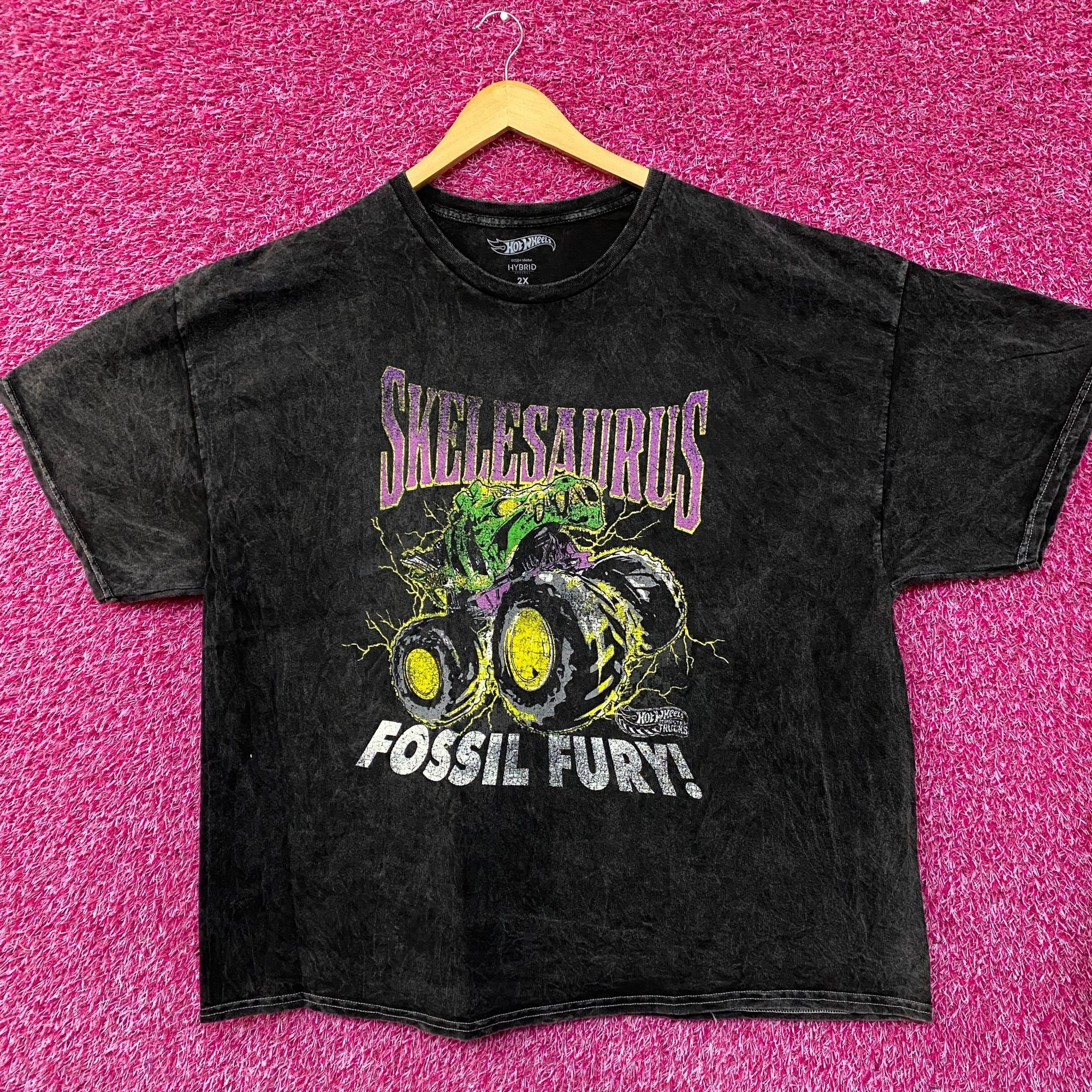 Other Hot Wheels Skelesaurus Fossil Fury Mineral Wash T-Shirt 2X Size US XXL / EU 58 / 5 - 1 Thumbnail