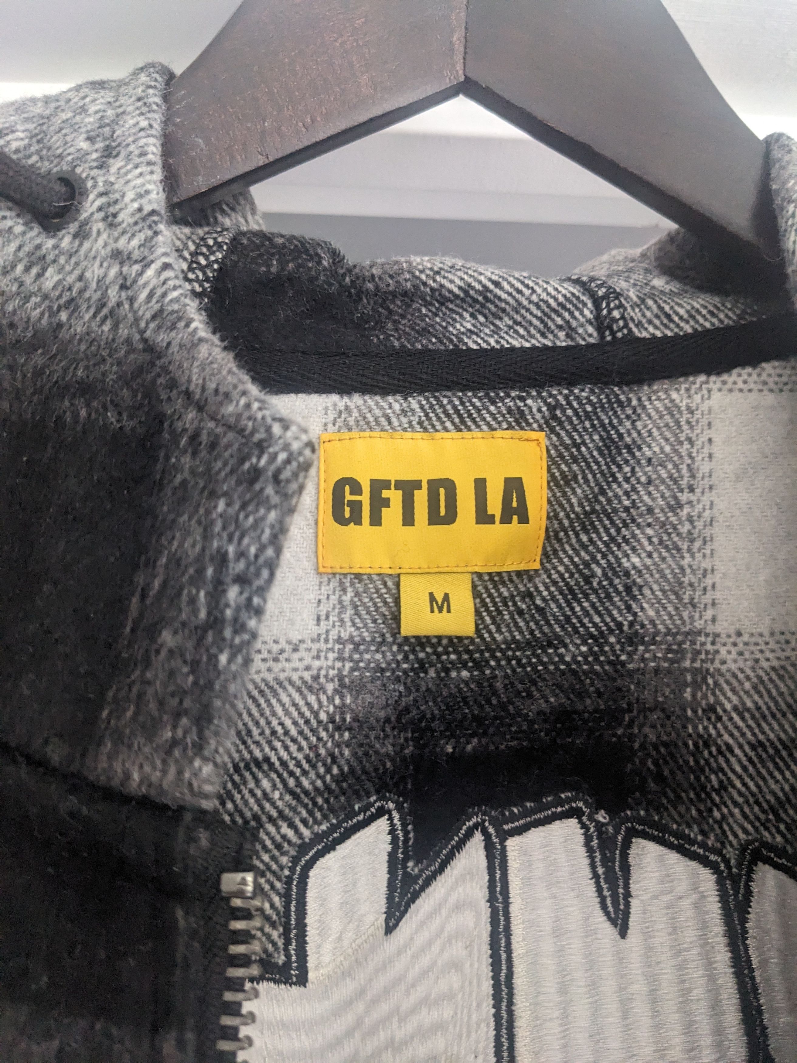 Other GFTD LA Black & White Buffalo Plaid Men's Jacket Size US M / EU 48-50 / 2 - 5 Thumbnail