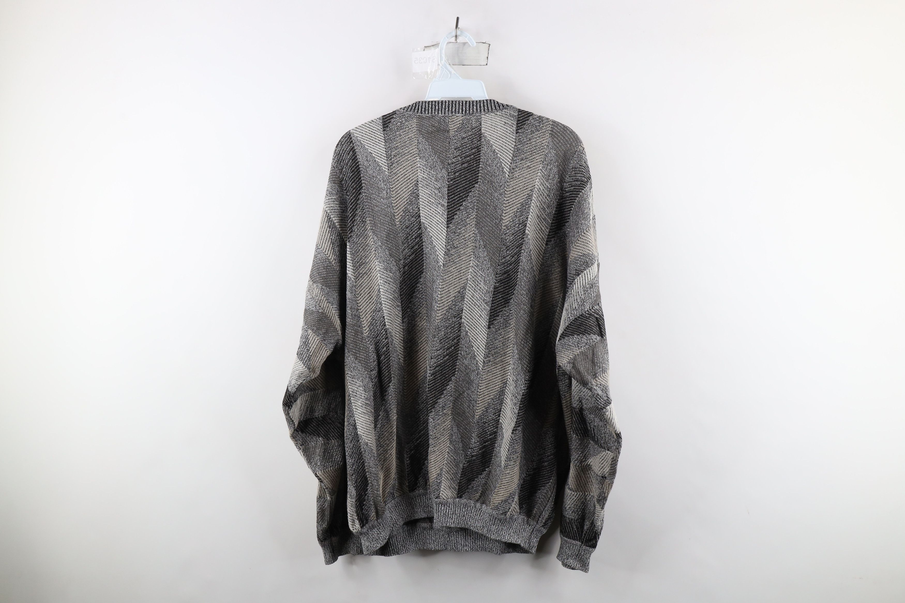 St. Croix × Vintage Vintage 90s St Croix Knits Geometric Knit Cosby Sweater USA Size US L / EU 52-54 / 3 - 6 Thumbnail