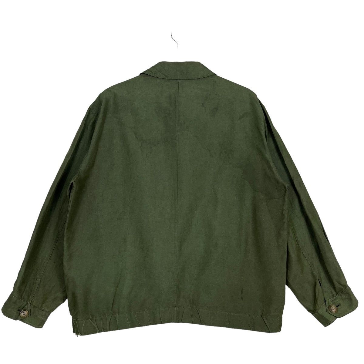 Alfred Dunhill 🔥 VINTAGE DUNHILL HGTONE SILK LINEN JACKET MADE IN ITALY Size US M / EU 48-50 / 2 - 8 Thumbnail