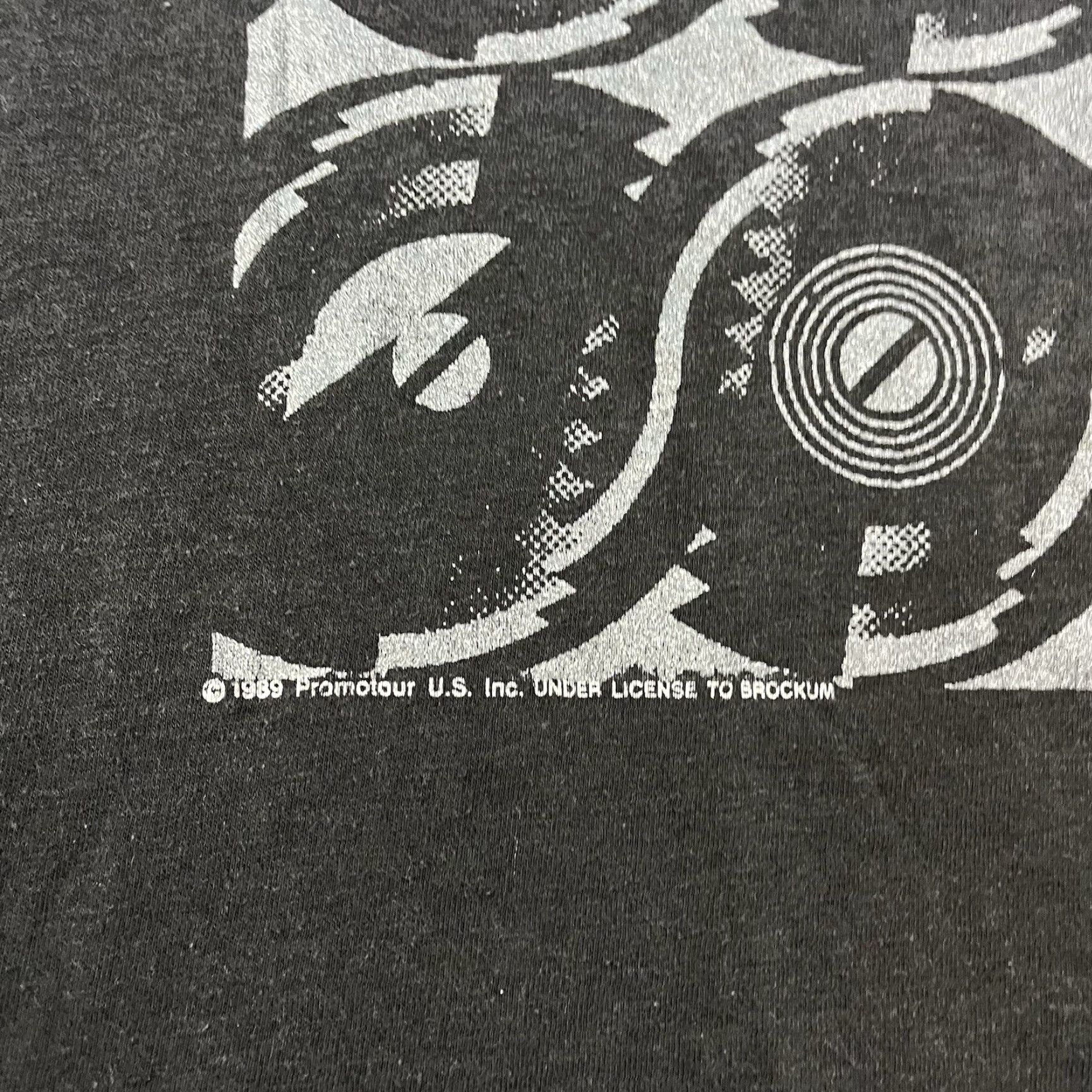 Vintage VINTAGE Rolling Stones 1989 Steel Wheels Tour T-Shirt Mens XL Black Single Stitch 80s Music USA Size US XL / EU 56 / 4 - 2 Thumbnail