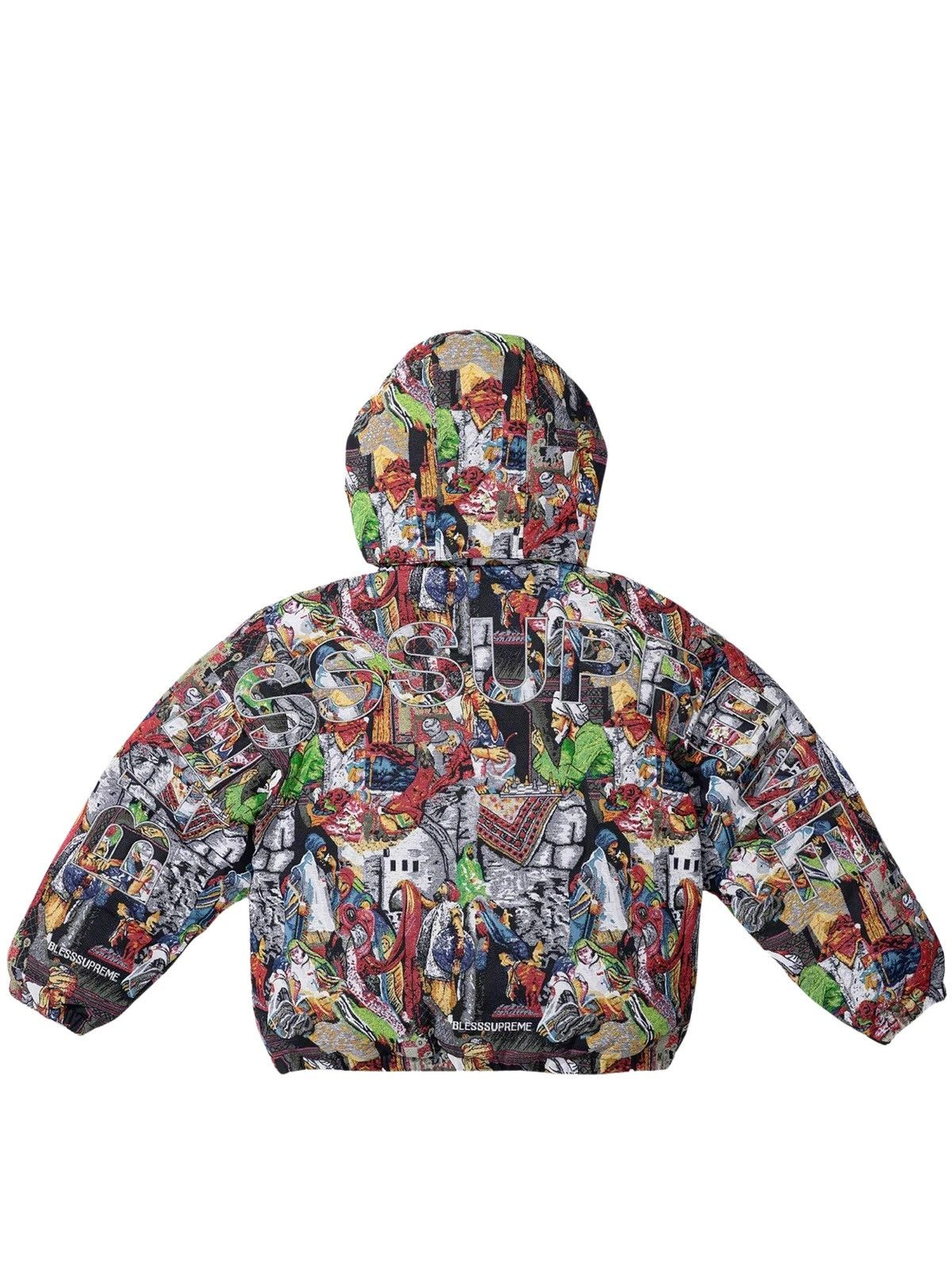 Supreme Supreme × BLESS FW23 Tapestry Down Puffer Jacket – Size M Size US M / EU 48-50 / 2 - 6 Thumbnail