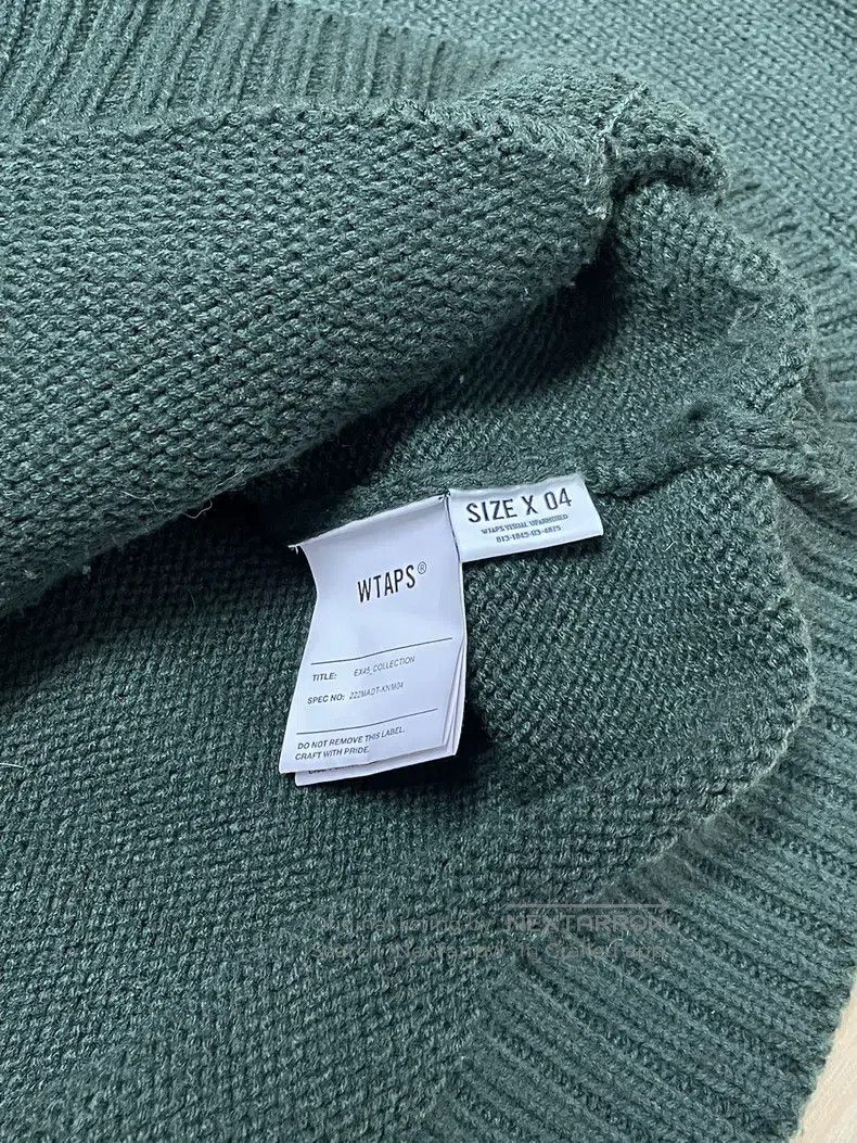 Wtaps Wtaps Green sweater cardigan Size US XL / EU 56 / 4 - 5 Thumbnail