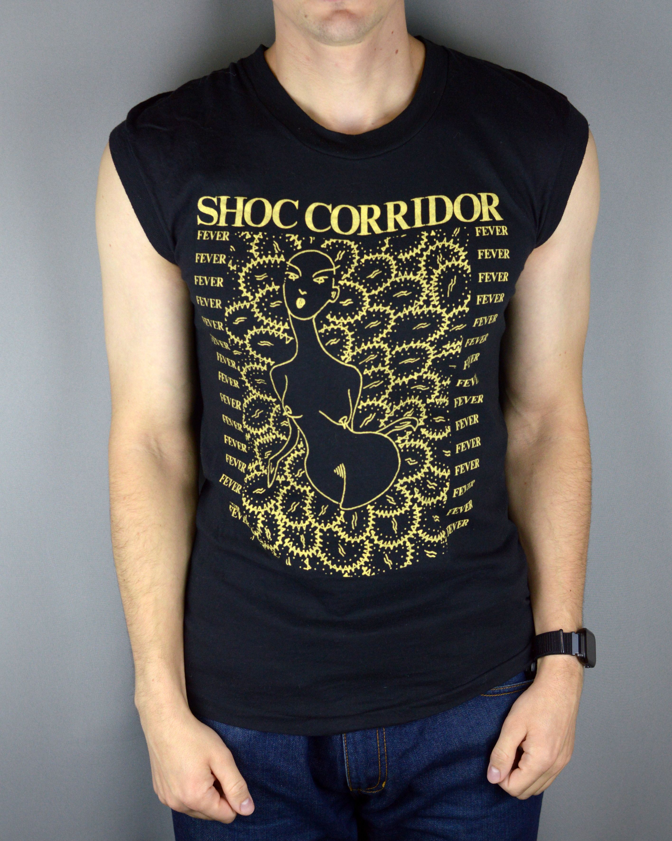 Vintage Vintage Shoc Corridor New Wave 80s t shirt Size US L / EU 52-54 / 3 - 1 Thumbnail