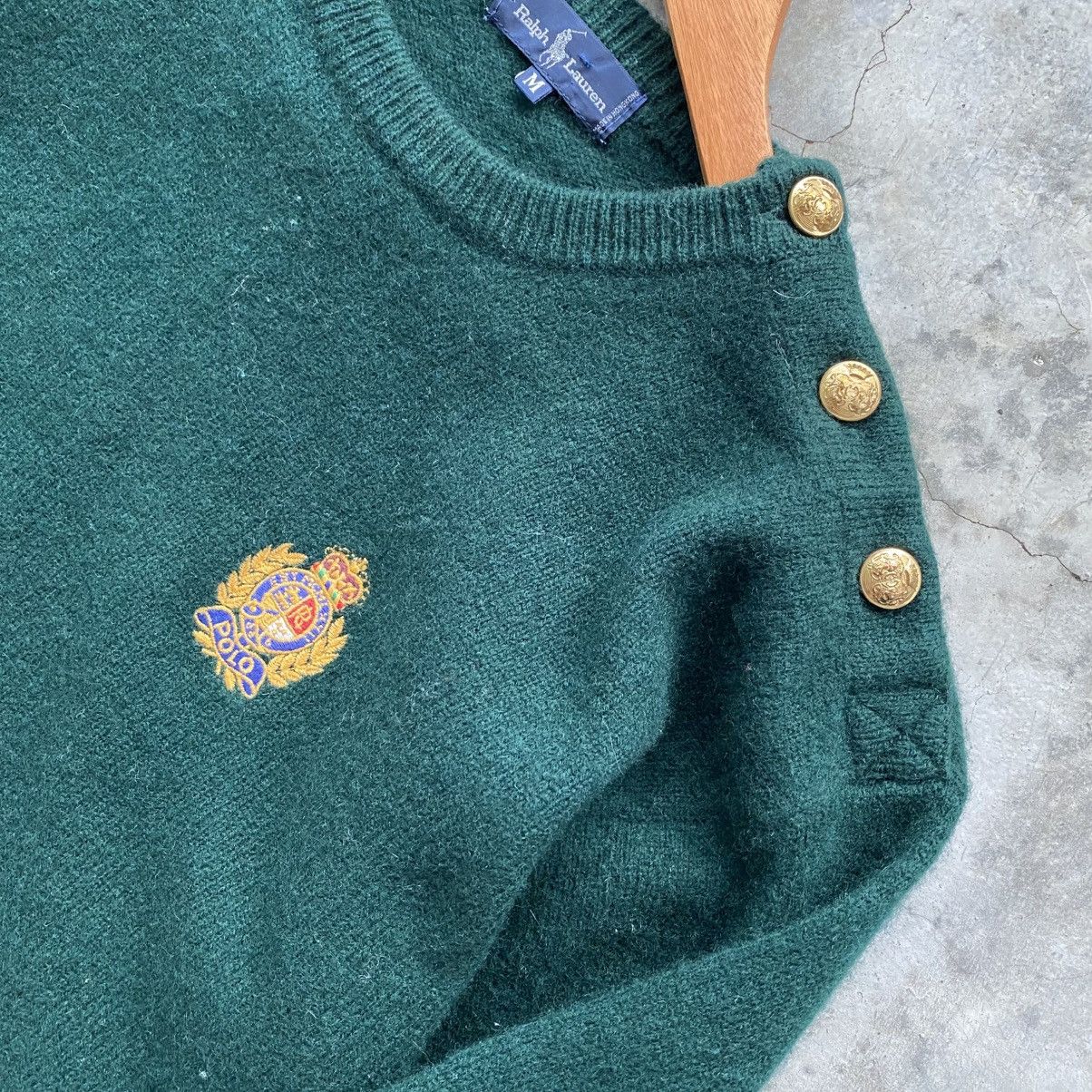 Polo Ralph Lauren × Vintage Vintage 90's Polo Ralph Lauren Knitwear Size M / US 6-8 / IT 42-44 - 6 Thumbnail